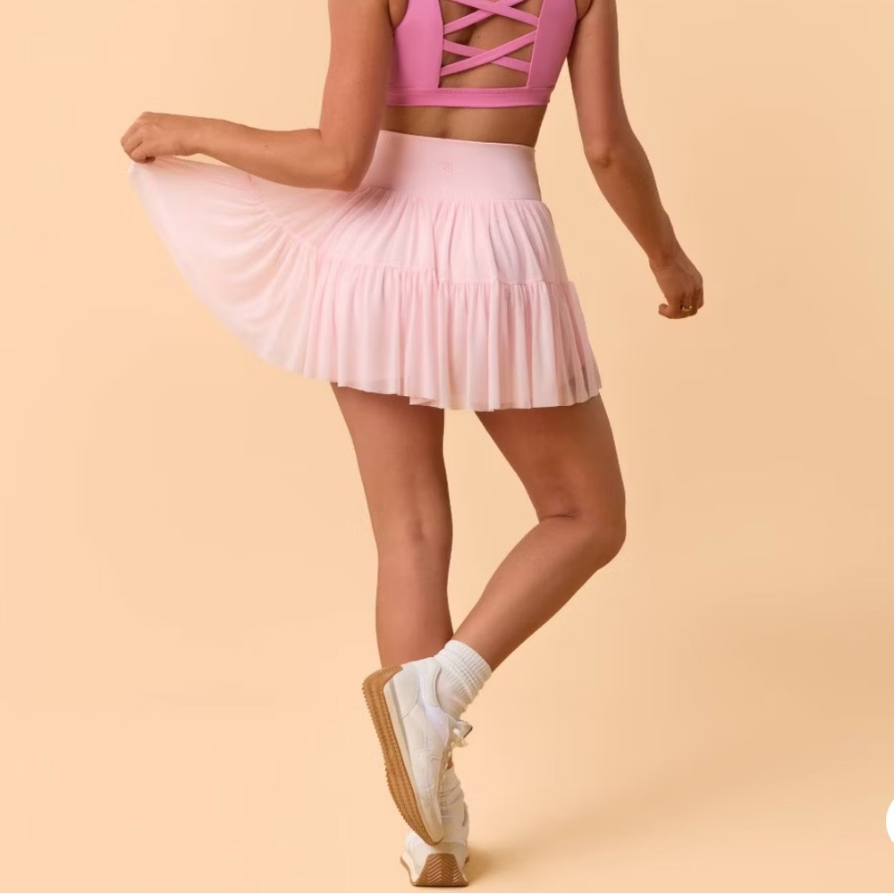 New Blogilates Women's Ballerina Skort - Light Pink - Size S